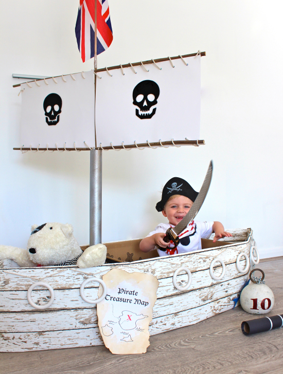 Cardboard Pirate Ship