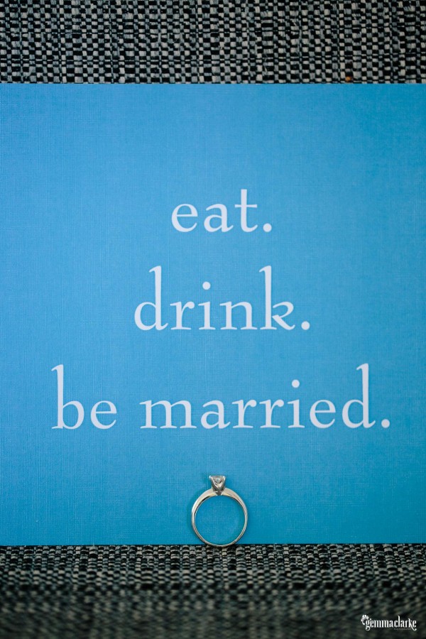 Eat Drink Be Married Invitation 